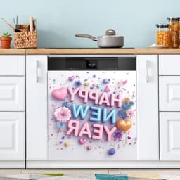 Magnetische Vaatwasserhoes - Keuken Decoratie - Keuken Opfrissen - Universele Compatibiliteit - 58 x 66 cm - Thema — thumbnail 1