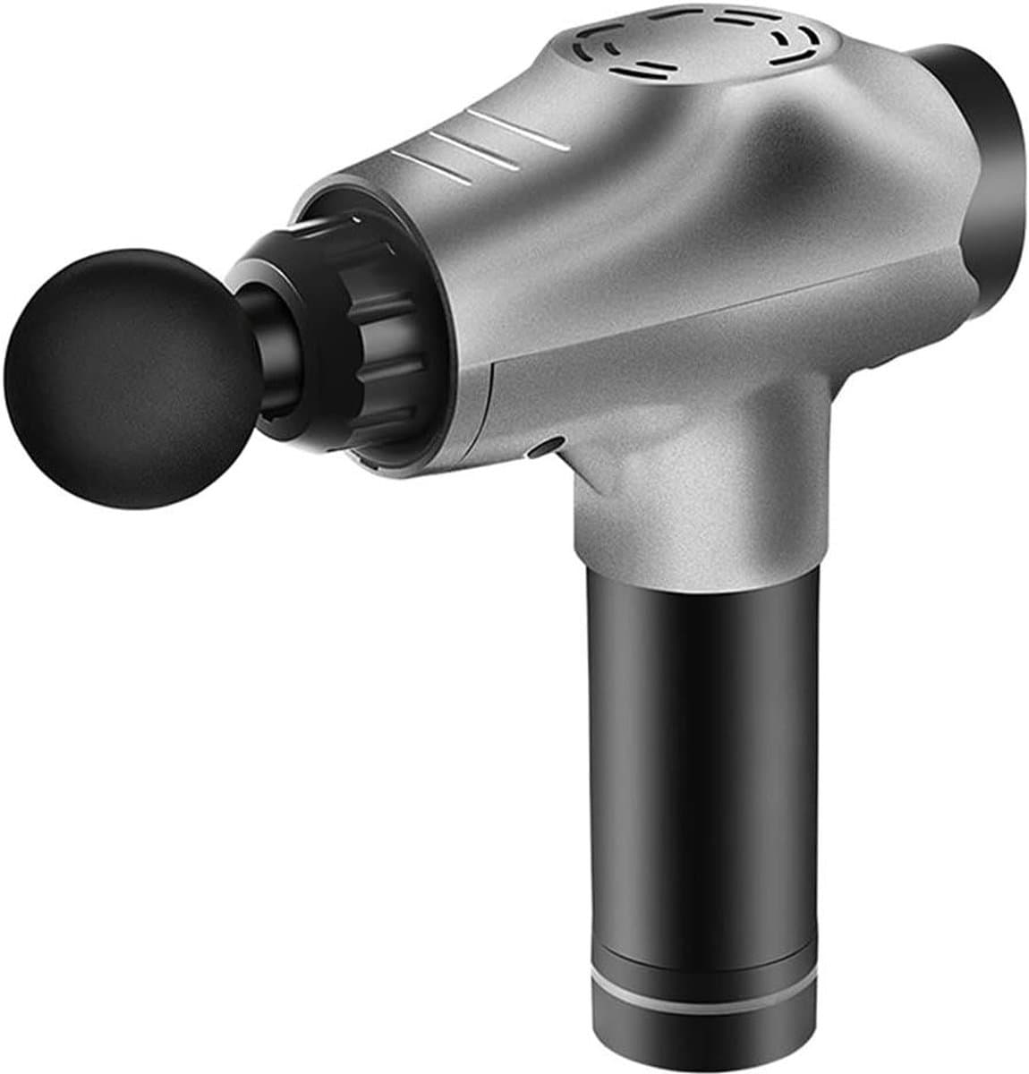 Massage Gun - Spier Massager - Spierherstel - Gedempt Geluid - 23 x 18 x 6.5cm - Zilver — afbeelding 1