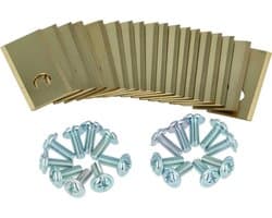 Reservemessen Grasmaaier - Robotmaaier messen - Gazon Onderhoud - Hoge Snijefficiëntie - 35 x 18 mm - Goud