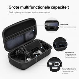 BOTC Case geschikt voor Playstation Portal PS5 - Opbergtasje Hoesje - Beschermhoes - Zwart — thumbnail 3