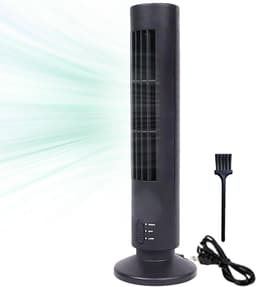 Staande ventilator - Torenventilator - Ruimtekoeling - Stil en energiezuinig - 10.8 cm hoog - Zwart — thumbnail 5