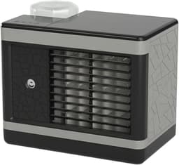 Mobiele Airco - Mini Koeler - Persoonlijke Koeling - Drie Snelheden - 3500 Gram - Grijs Zwart — thumbnail 1