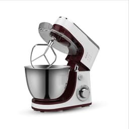 Roerbezem Keukenmachine - Kneedhaak Mixer - Deeg Mengen - Aluminium Profiel - E-1047D Model - Aluminiumkleur — thumbnail 2