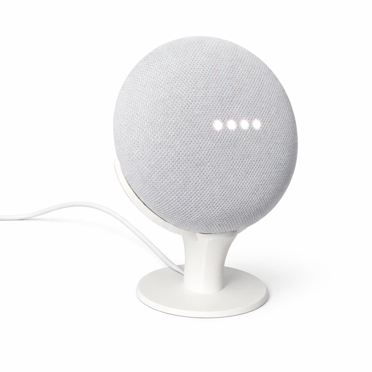 Google Nest Mini Standaard / Google Home Mini Houder – Speaker Stand Verhoogd – Slimme Speaker Accessoire – Verbeterde Geluidskwaliteit & Microfoon – Kabel Management – Modern Design – Geschikt voor Gen 1 & 2 – Smart Home Accessoires — afbeelding 1