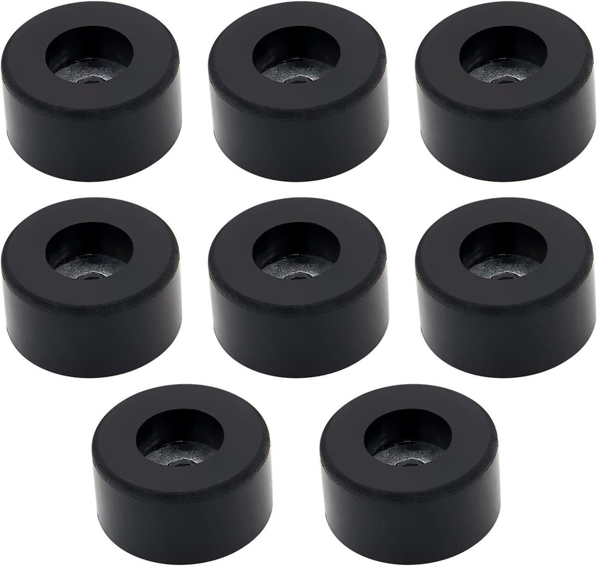 Antivibratie Voet Pads - Rubberen Bumper - Trillingsreductie - Vervangt 192310GS - 1.5 inch D x 0.75 inch H - Zwart — afbeelding 1