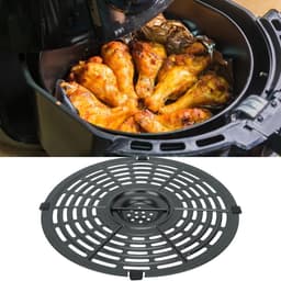 Friteuse Vervangende Grillpan - Crisperplaat Airfryer - Gezond Bakken - Dubbellaagse Antiaanbaklaag - 216 cm - Zwart — thumbnail 5