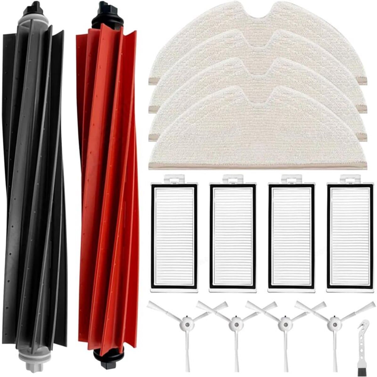 Kit d'accessoires voor robotaanzuiger Roborock Q8 Max/Q8 Max+/Q5 Pro-stukken voor vervanging voor robotstofzuiger Roborock Q8 Max/Q8 Max+/Q5 Pro-stukken voor vervanging 2 Brosse à rouleau 4 Filters 4 — afbeelding 1