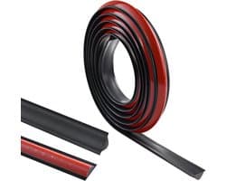 Zelfklevende Afwerking - Kieren en Strips voor Muur, Kast, Vloer, Plafond en Trap | Crevice Vulmiddel 2M Zwart voor een Strakke Afwerking