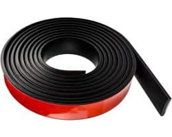 Zelfklevende Rubber Strips 25mm x 3mm x 300cm voor DIY Toepassingen, Vloerbedekking, Isolatie en Bescherming tegen Glijden