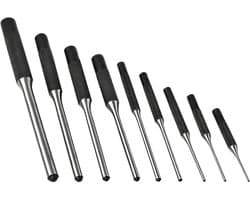 Set van 9 Splintdrivers met Opbergtas - Precisie Gereedschap voor Juweliers, Horlogemakers en Houtbewerkers - Inclusief Diverse Maten van 1/16 tot 5/16 Inch