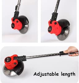 Draagbare Grasmaaier - Elektrisch gereedschap - Tuinonderhoud - Lichtgewicht ontwerp - 2 cm snijbreedte - Metaal — thumbnail 4