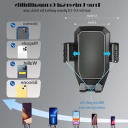 Robuuste telefoonhouder voor vrachtwagens met 16,9 inch lange arm, 360 graden draaibaar en sterke zuignap voor dashboard en voorruit — thumbnail 2