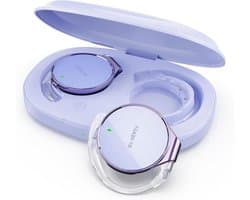 On-Ear Hoofdtelefoon - Sport Headset Draadloos - Muziek en Bellen - Open Oor Ontwerp - 18 Uur Luistertijd - Lichtpaars