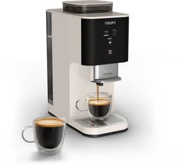 Krups Coffee Crush SA4001 - Automatische koffiemachine - Ivory - Compact 15 cm breed - Geschikt voor bonen en gemalen koffie — thumbnail 1