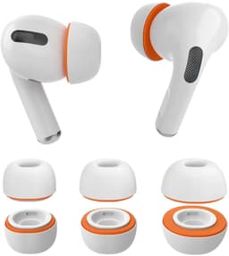 SBG 3 Pack Siliconen Memory Foam S/M/L Dopjes Oordopjes Vervanging Tips Geschikt voor AirPods Pro (1e & 2e Generatie) — thumbnail 1