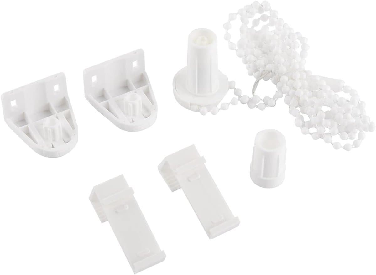 Roller blind shade clutch houder met zijpulley en ketting, reparatieset voor raamdecoratie, duurzaam en eenvoudig te monteren — afbeelding 1