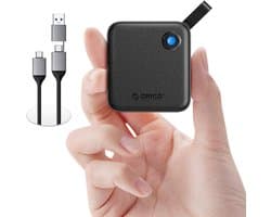 Draagbare SSD 4TB met 2-in-1 USB-C Kabel - Snelle Externe Solid State Drive voor Smartphone, Tablet en PC