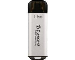 Supersnelle Draagbare Externe SSD 512GB USB-C Compatibel met PS4/PS5 Zilver