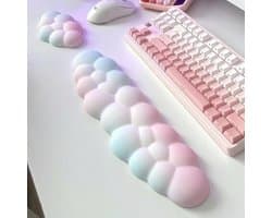 Ergonomische Polssteun van Geheugenfoam voor Comfortabel Typen op het Toetsenbord