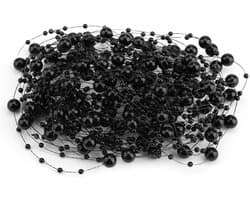 Elegante 10M Lange Kunstparels Ketting voor Bruiloft, Kerst en Ambachten - Perfect voor Decoratie en Creatieve Projecten