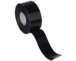 Zelfsmeltende Siliconen Sealing Tape, 27mm Breed, Zwart, Zelfklevende Grip Tape voor Noodreparaties van Pijpen, Kabelbandages, 5 Meter, Warmtebestendig en Duurzaam