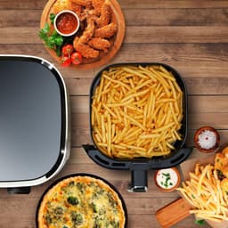 RVV® Heteluchtoven - Oven - Airfryer Oven - 23 Liter - Zwart - 27cm x 33cm x 30cm — thumbnail 10