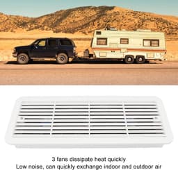 SPHProducts - 12V RV Koelkast Ventilatie - Stil - Compact formaat - Koelventilator - Ideaal voor campers - Geschikt voor doucheruimtes, keukens en mee — thumbnail 3