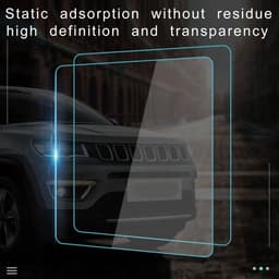 Allecto - auto-camera-accessoires - antistatische folies - helder zicht - transparant - statische stickers - geschikt voor dashcams — thumbnail 5
