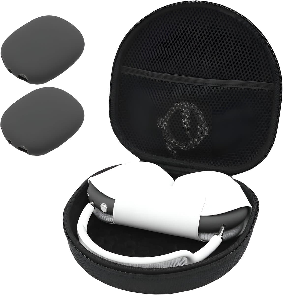 Studio Air® Airpods Max Case Pro - Stevige Cover voor Airpods Max - Airpods Max Hoes Zwart — afbeelding 1