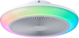EGLO Sayulita 1 Plafondlamp met ventilator - 46 cm - RGB en Instelbaar wit licht - DC-energy saving - Wit - Dimbaar - 3 Standen — thumbnail 1