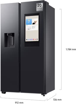 SAMSUNG RS90F66BEFEF Family Hub™ koelkast 9-serie (614L) Zwart (mat) Wifi — thumbnail 5