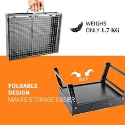 Zandarix Barbecue Houtskoolgrill - Reisgrill - Mini-grill - Tafelgrill - Picknick - Campinggrill — thumbnail 4