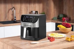 6 Liter Heteluchtfriteuse met 10 Kookprogramma's - Digitale Air Fryer met Temperatuurregeling 76-200 °C — thumbnail 3