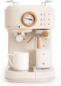CRLYN® Espressomachine - Koffiezetapparaat - Koffiemachines - Beige — thumbnail 1