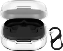 kwmobile Earphones Case for Anker Soundcore P30i Case - Clear TPU Silicone Earbuds Cover - Transparent — thumbnail 2