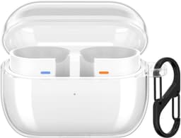 kwmobile Earphones Case for Samsung Galaxy Buds 3 / Galaxy Buds 3 Pro Case - Clear TPU Silicone Earbuds Cover - Transparent — thumbnail 1
