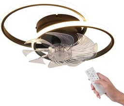 Plafonniere met Ventilator - Plafondventilator - Plafondventilator Afstandsbediening — thumbnail 1