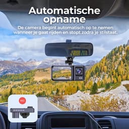 Denver Dashcam - Dashcam voor Auto - Voor- en Cabin Camera - Full HD - 120° Groothoek - Loop Opname - G-Sensor - CCT2500 — thumbnail 3