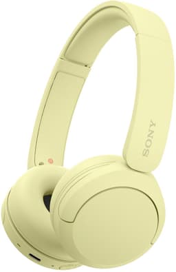 Sony WH-CH520 draadloze bluetooth-koptelefoon， tot 50 uur batterijduur met snellaadfunctie， on-ear stijl - geel — thumbnail 1
