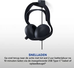 Sony PlayStation Pulse Elite - Draadloze Gaming Headset - PlayStation, Windows, Mobile - Midnight Black — thumbnail 3
