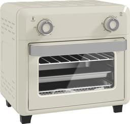 ZYLARO mini Airfryer oven - Vrijstaande Elektrische Oven - AirFryer, Bakken, Grillen en meer - 10 Liter - 1000 Watt - Vintage crème wit — thumbnail 1