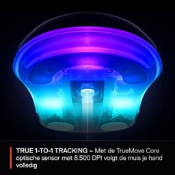 SteelSeries Rival 3 Gen 2 Gamingmuis - Zwart - 3-Zone RGB - 8500DPI - 77gram — thumbnail 3