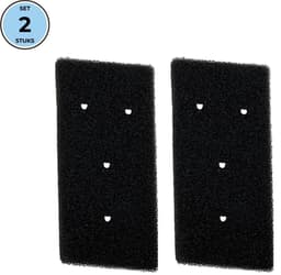 Bramokava 2x Filter geschikt voor Droger Whirlpool Bauknecht Ignis ( met 4 gaatjes) - 481010345281 - 8015250474909 - 481010716911 - 220 x 110 mm - Spons Foam Schuimfilter — thumbnail 2