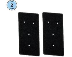 Bramokava 2x Filter geschikt voor Droger Whirlpool Bauknecht Ignis ( met 4 gaatjes) - 481010345281 - 8015250474909 - 481010716911 - 220 x 110 mm - Spons Foam Schuimfilter