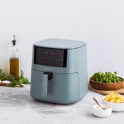 Zomerdeal: XXL Air Fryer 7,2 L Smokey Blue + Sandra’s snelle en gezonde Air Fryer-recepten — thumbnail 3
