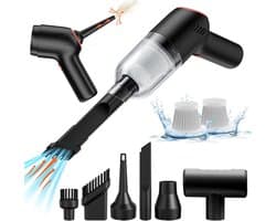 Kruimeldief Draadloos - Auto Stofzuiger - Handstofzuiger - Zwart