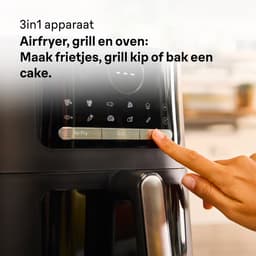 Braun MultiFry 5 Airfryer 3in1 met kookvenster - HF5073 - 6L - tot 6 personen - Vaatwasbestendige Lade — thumbnail 3