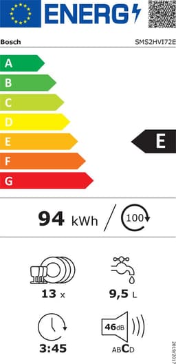 Bosch Serie 2 SMS2HVI72E Vrijstaande Vaatwasser | 13 couverts — thumbnail 2