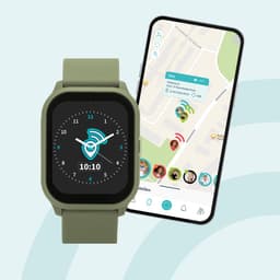 One2track Connect YOU Groen | GPS horloge voor kinderen | Videobel in HD, voeg vriendjes toe en zie altijd waar je kind is met de leukste smartwatch voor kinderen — thumbnail 1