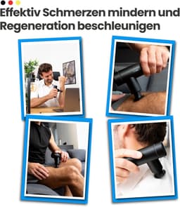 SnelShoppen - Compacte Massage Gun 2.0 voor Snelle Regeneratie, Pijnverlichting, App Ondersteuning, Stil en Draagbaar, Ideaal voor Sporters en Thuisge — thumbnail 4
